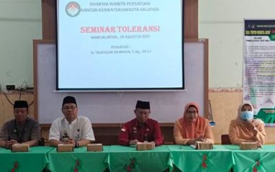 Seminar Toleransi Beragama Bersama DWP  Kemenag Kota Salatiga