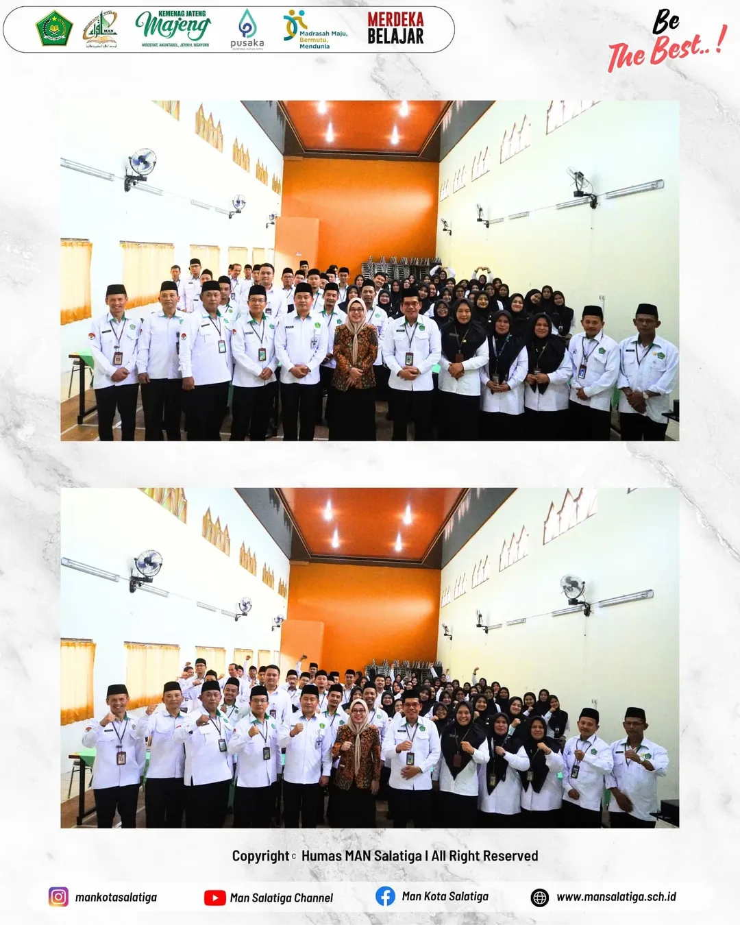 Penguatan Implementasi Kurikulum Berbasis Cinta (KBC)- Direktur KSKK Kemenag RI Hadir di MAN Sa
